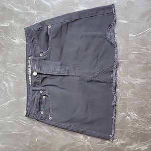 Black Denim skirt
